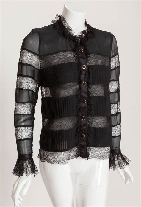 blouse chanel femme|vintage chanel blouse.